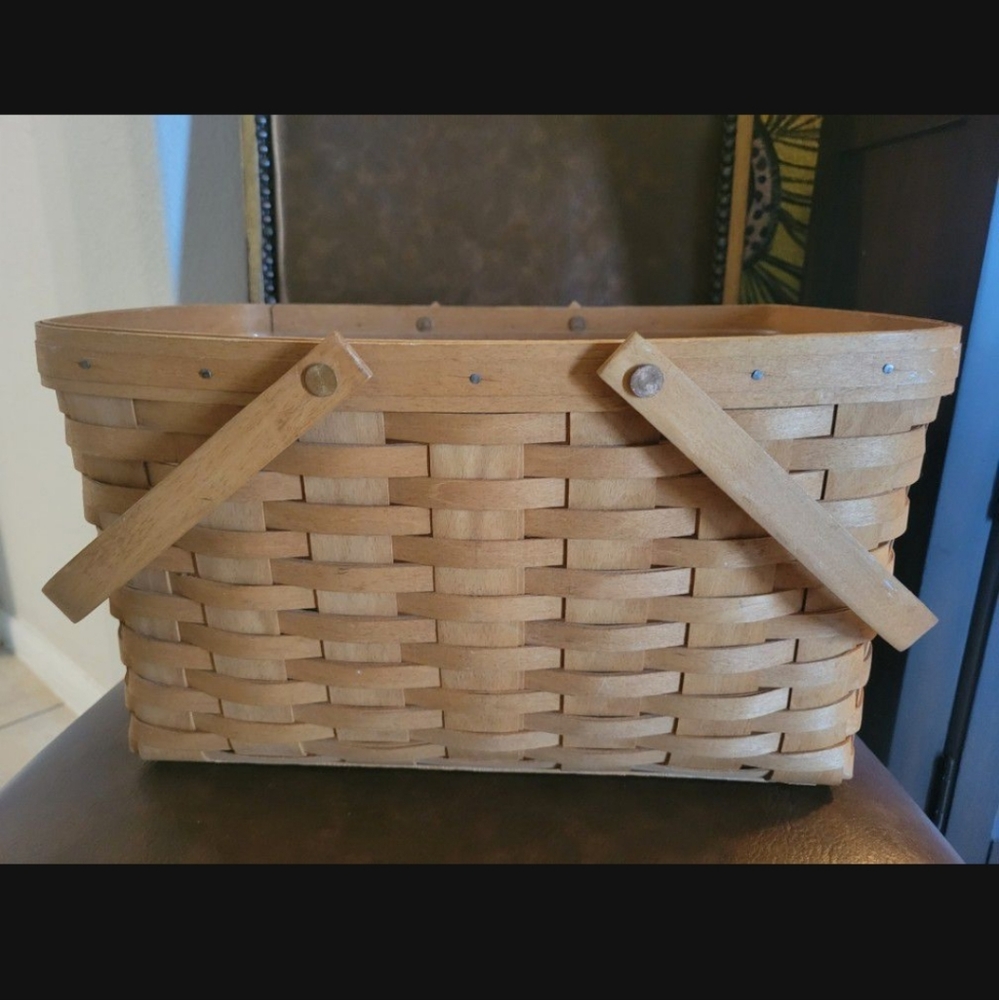 Longaberger Basket, signed